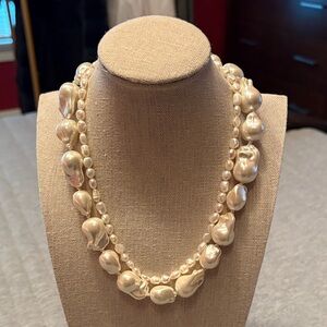 NWOT J. Crew set of two pearl necklaces $150